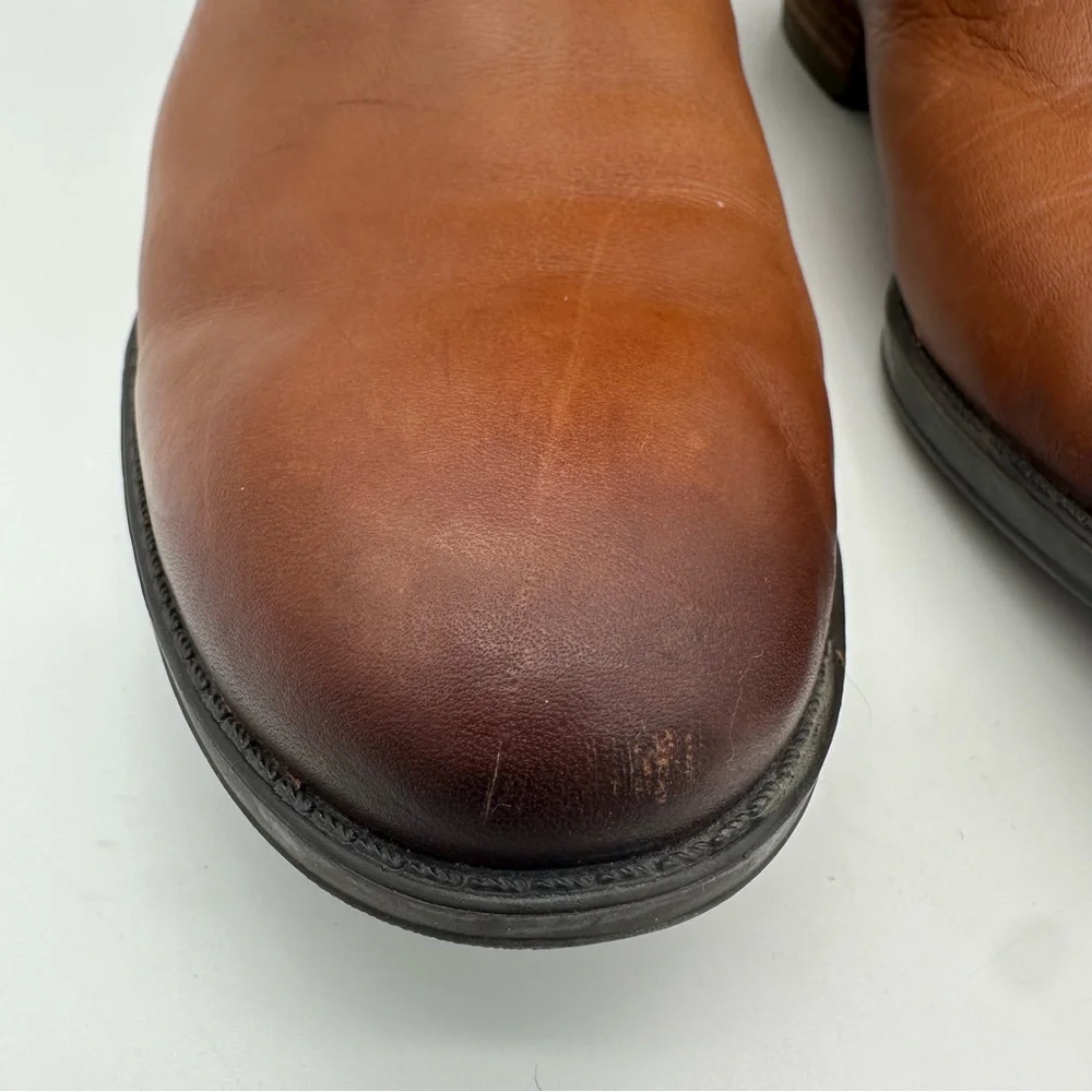 Sam Edelman Penny Tan Leather Knee High Boots - Picture 5 of 13